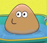 Pou Baby Bathing