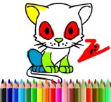 gato robô fofo jogando jogos com páginas para colorir 3211273 Vetor no  Vecteezy