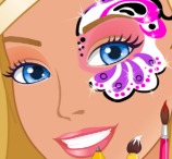 Barbie Glam Face Art