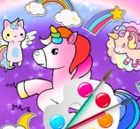 Fabulous Cute Unicorn Coloring Book