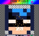 Draw Pixels Heroes Face