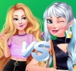 Jogo de vestir e maquiar a princesa Barbie 