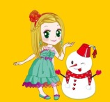A Princess and a Snowman