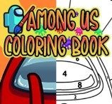 Among Us Coloring Book: Paint by Numbers