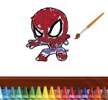 Jogos de Pintar Homem-Aranha no Joguix