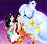 Aladdin e Jasmine Voando no Tapete