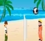 Ben 10 vs Naruto: Beach Ball Game