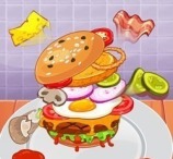 Gogogmee Modelo De Hambúrguer Simulado Jogo De Comida Jogar Comida