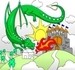 Castle and Dragon: Coloring Game