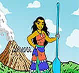 Colorir a Princesa Moana