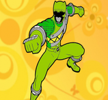 Pintar Power Ranger Verde