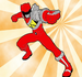Pintar Power Ranger Vermelho