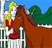 Pinte a Garota e Seu Cavalo