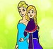 Pinte Anna e Elsa de Frozen