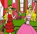 Pinte Barbie Princesa e Amiga