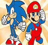 Pinte Mario e Sonic