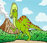 Pinte o Dinossauro Cabeçudo