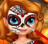Sofia Halloween Face Art