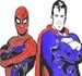 Spidey and Superman Coloring