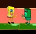 Spongebob and Zombie at The Cemetery