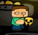 Steve and the Golden Creeper Skull