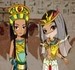 Vista o Rei e a Rainha do Egito